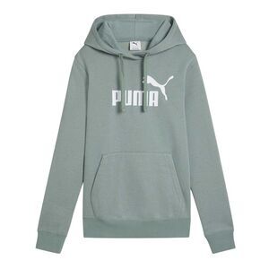Puma Womens/Ladies No.1 Logo Fleece Overhead Hoodie / Green